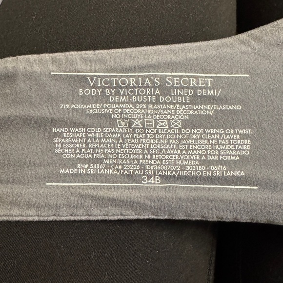 Victoria’s Secret Body by Victoria lined demi bra in gray - Picture 4 of 4